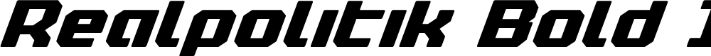 Preview image for Realpolitik Bold Italic