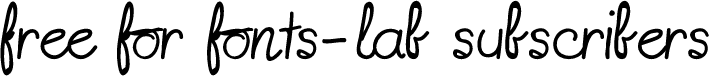 Preview image for free for fonts-lab subscribers