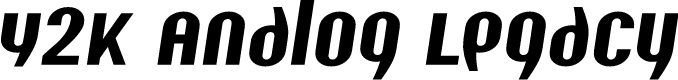 Preview image for Y2K Analog Legacy Italic