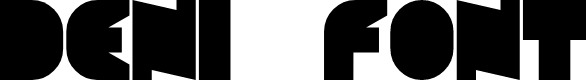 Preview image for deni_font