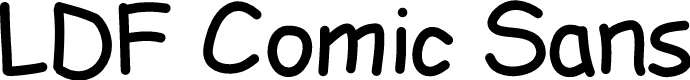 Preview image for LDFComicSans