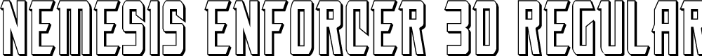 Preview image for Nemesis Enforcer 3D Regular