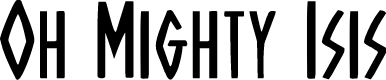 Preview image for Oh Mighty Isis Regular