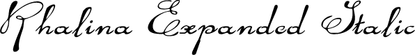 Preview image for Rhalina Expanded Italic