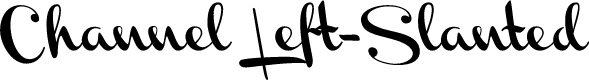 Preview image for Channel Left-Slanted