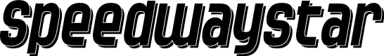 Preview image for SF Speedwaystar Shaded Italic