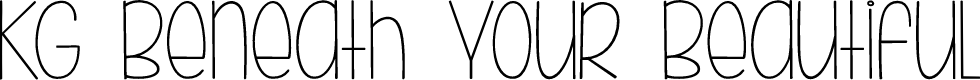 Preview image for KG Beneath Your Beautiful