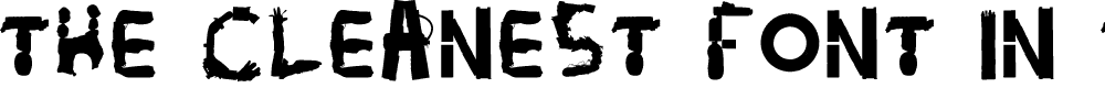 Preview image for The cleanest font in the world