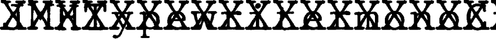 Preview image for JMHTypewritermonoCross-Regular