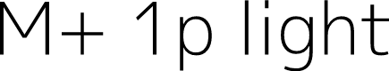 Preview image for M+ 1p light