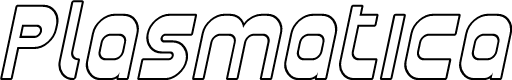Preview image for Plasmatica Outline Italic
