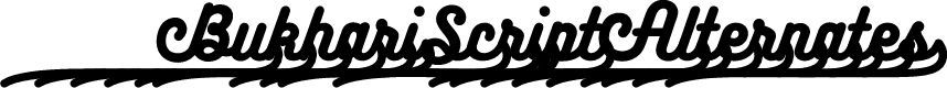 Preview image for BukhariScript Alternates