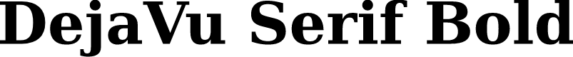 Preview image for DejaVu Serif Bold