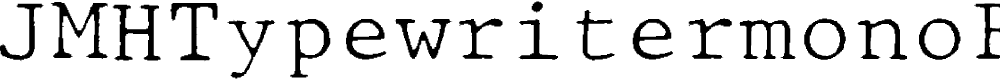 Preview image for JMHTypewritermonoFine-Regular