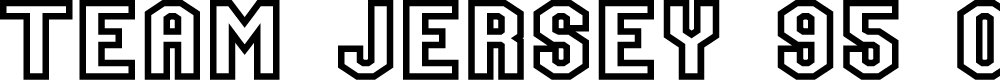Preview image for Team Jersey 95 Outline