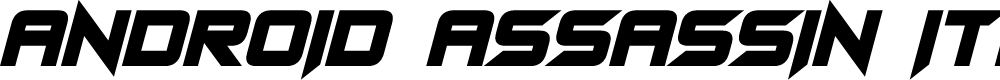 Preview image for Android Assassin Italic