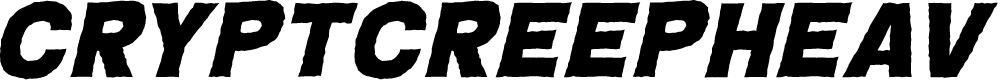 Preview image for CryptCreepHeavyBB-Italic