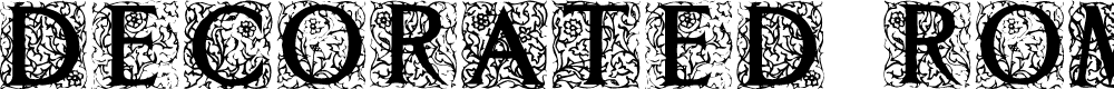 Preview image for Decorated Roman Initials