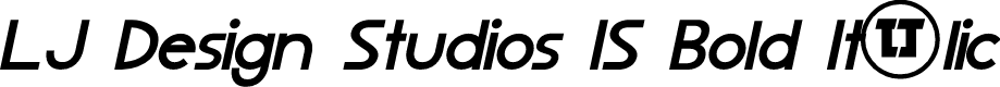 Preview image for LJ Design Studios IS Bold Italic