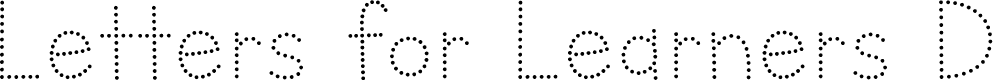 Preview image for Letters for Learners Dots