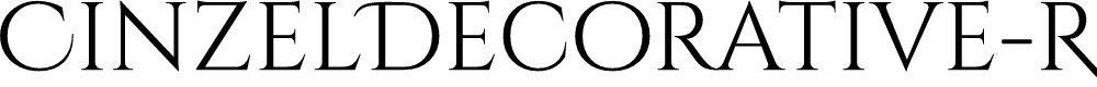Preview image for CinzelDecorative-Regular