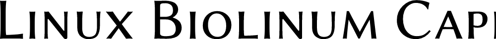 Preview image for Linux Biolinum Capitals