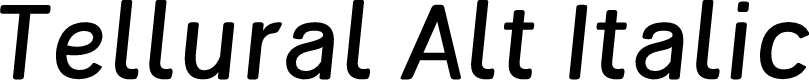 Preview image for Tellural Alt Italic