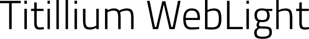 Preview image for Titillium WebLight