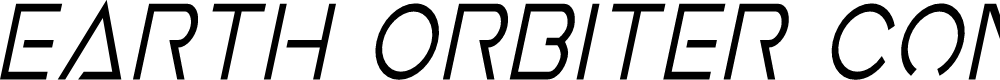 Preview image for Earth Orbiter Condensed Italic