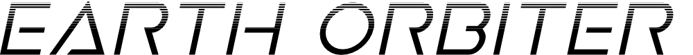 Preview image for Earth Orbiter Halftone Italic