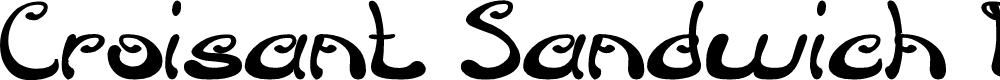 Preview image for Croisant Sandwich Bold