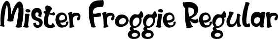 Preview image for Mister Froggie Regular