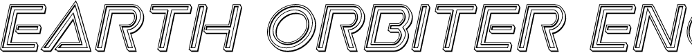 Preview image for Earth Orbiter Engraved Italic