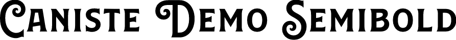 Preview image for Caniste Demo Semibold