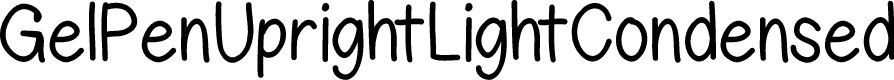Preview image for GelPenUprightLightCondensed