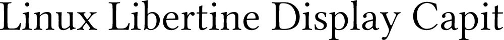 Preview image for Linux Libertine Display Capitals