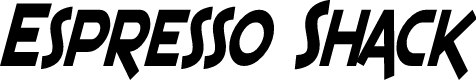 Preview image for SF Espresso Shack Condensed Italic