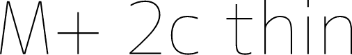 Preview image for M+ 2c thin