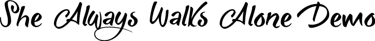 Preview image for She Always Walk Alone Demo