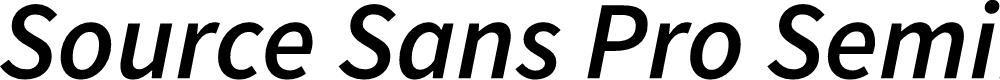 Preview image for Source Sans Pro Semibold Italic