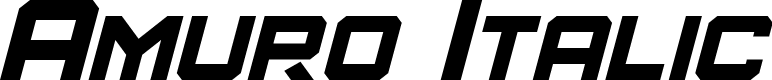 Preview image for Amuro Italic