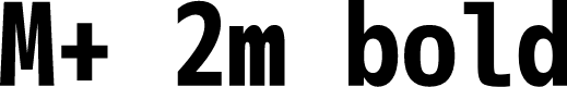 Preview image for M+ 2m bold