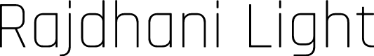 Preview image for Rajdhani Light