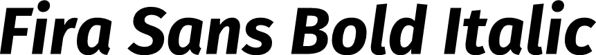 Preview image for Fira Sans Bold Italic
