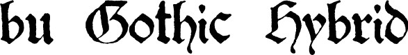 Preview image for bu Gothic Hybrid