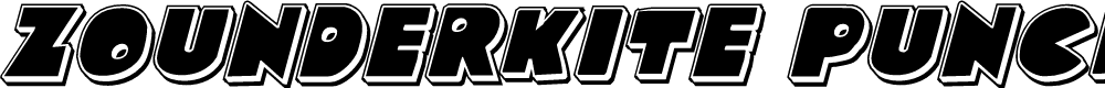 Preview image for Zounderkite Punch Italic