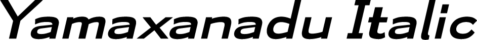 Preview image for Yamaxanadu Italic