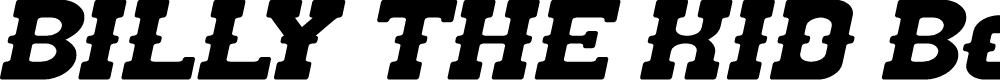 Preview image for BILLY THE KID Bold Italic