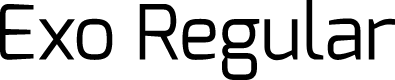 Preview image for Exo Regular
