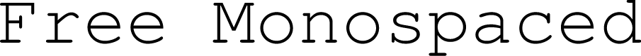 Preview image for Free Monospaced